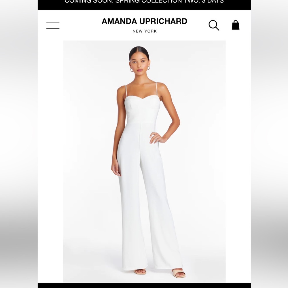 Amanda Uprichard Jumpsuit  NWT